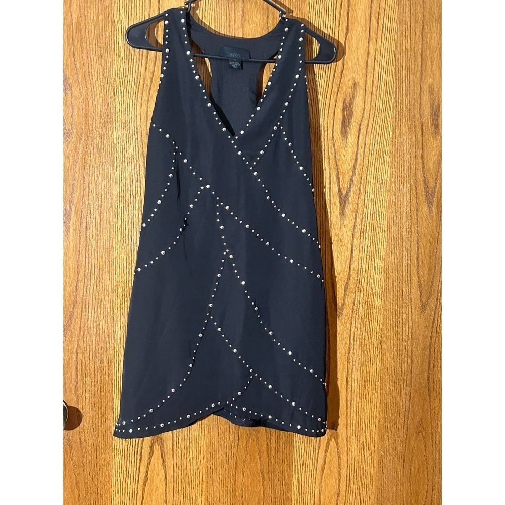 Wyton black studded minidress, size S